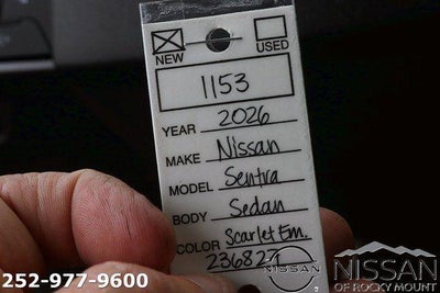 2026 Nissan Sentra SV Sedan