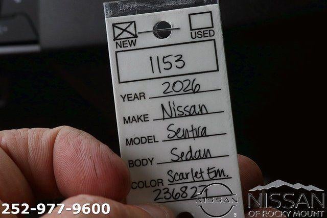 2026 Nissan Sentra SV Sedan