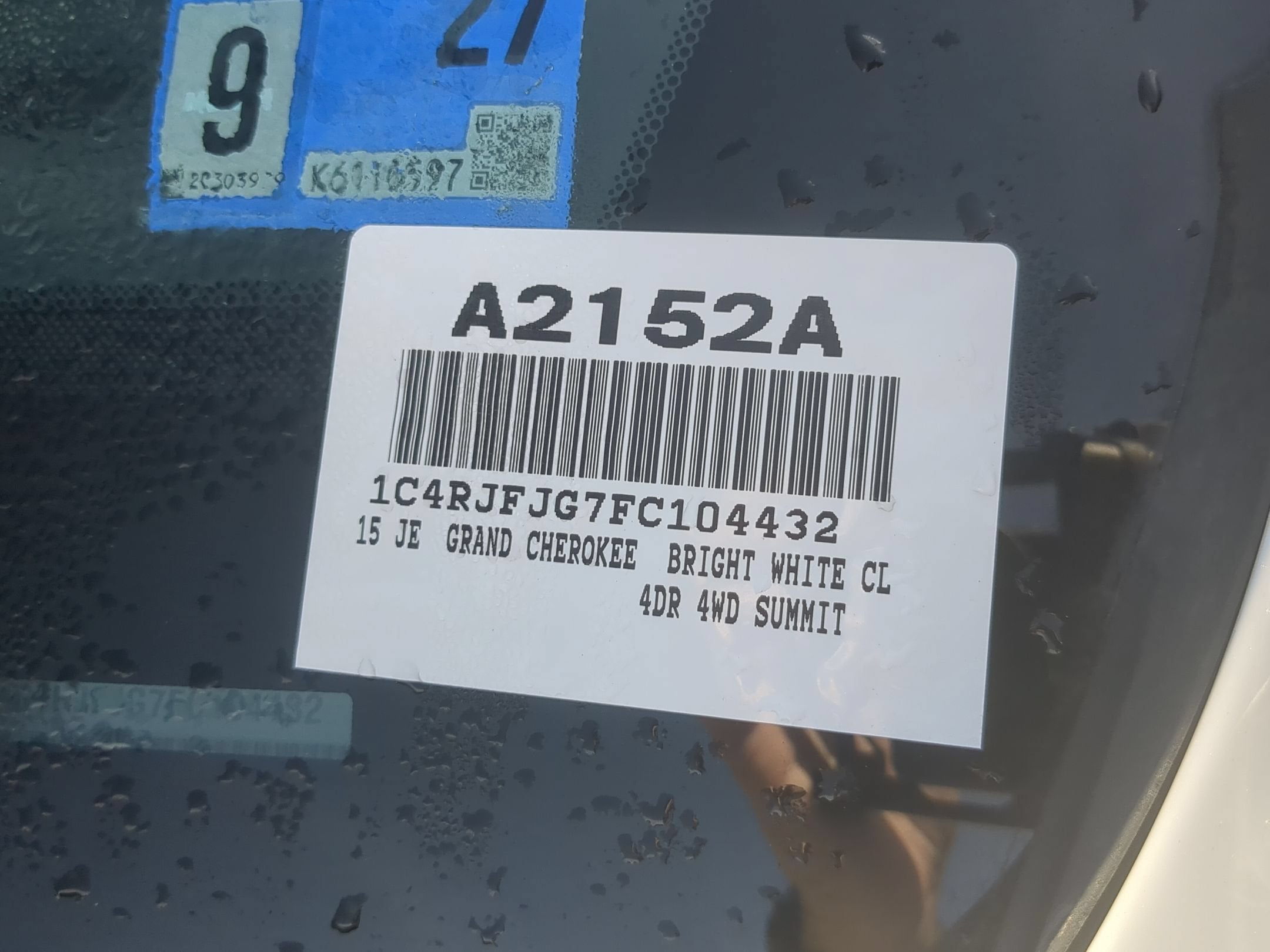 2015 Jeep Grand Cherokee Summit