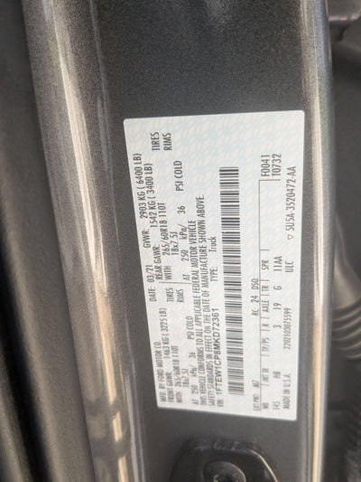 2021 Ford F-150 LARIAT