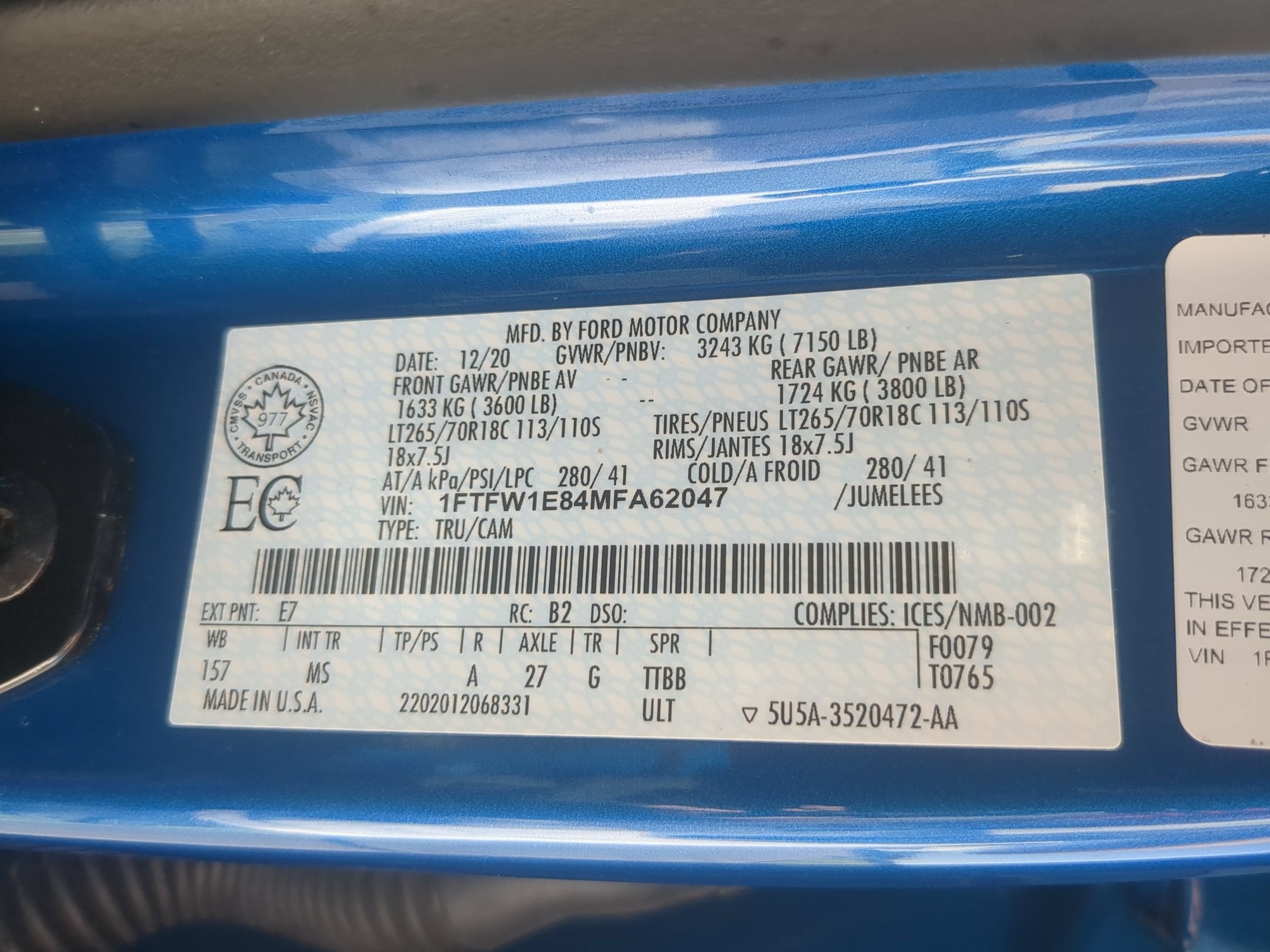2021 Ford F-150 XLT