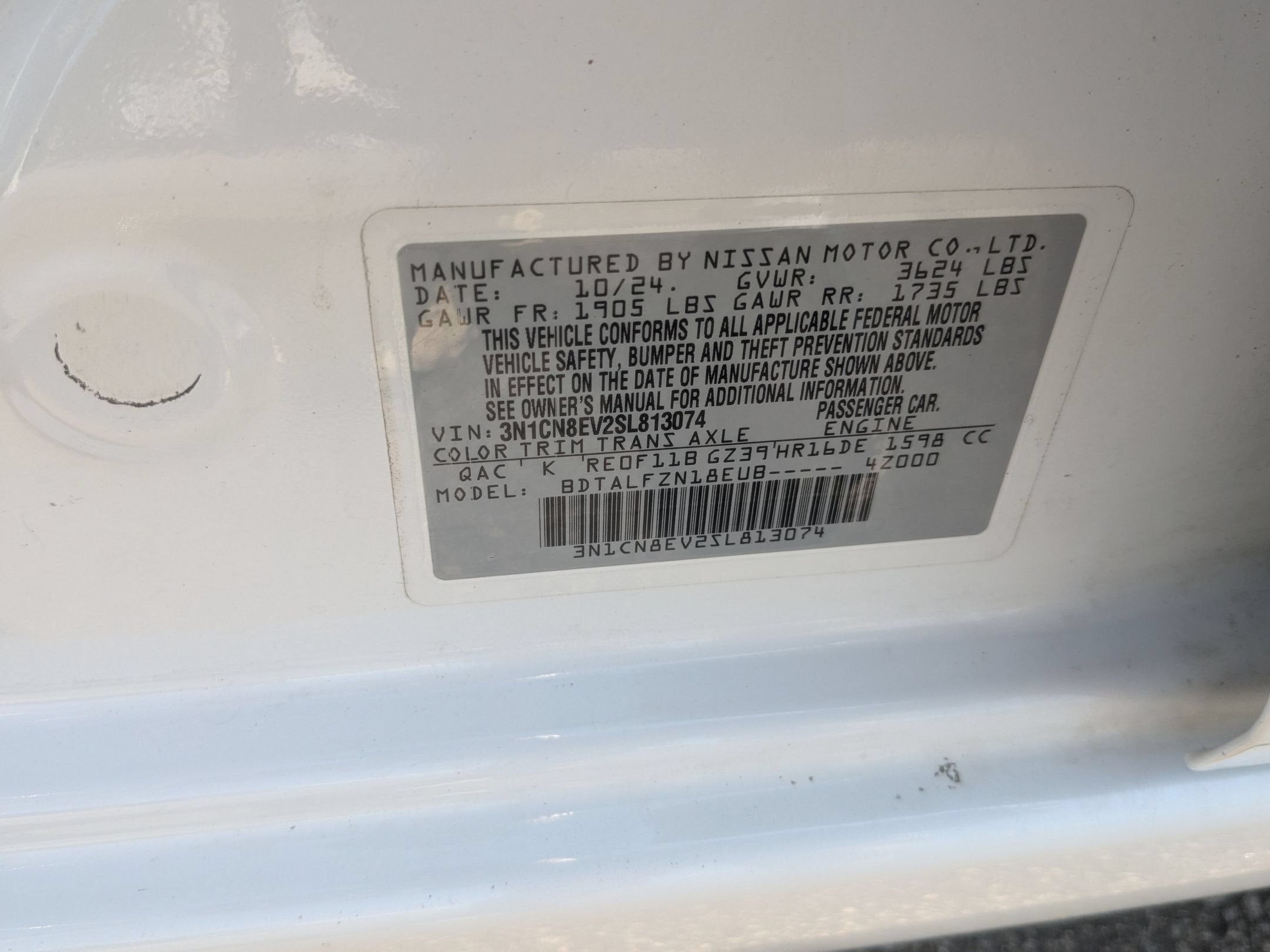 2025 Nissan Versa SV