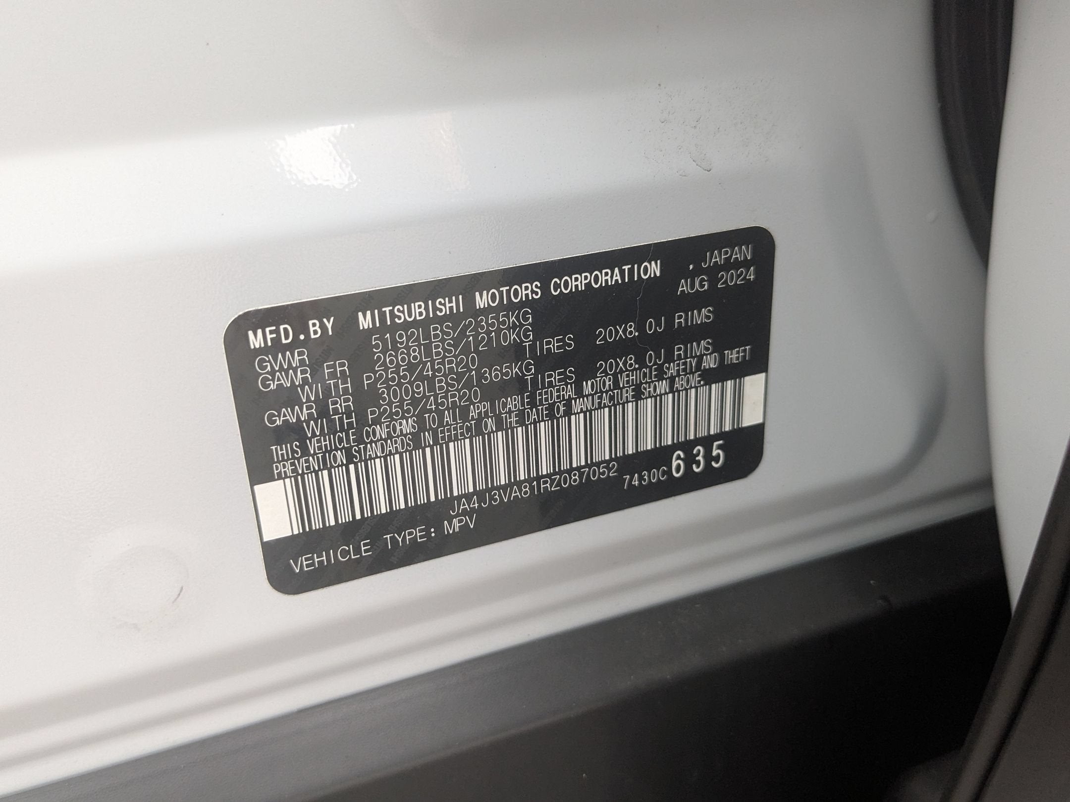 2024 Mitsubishi Outlander SE Black Edition