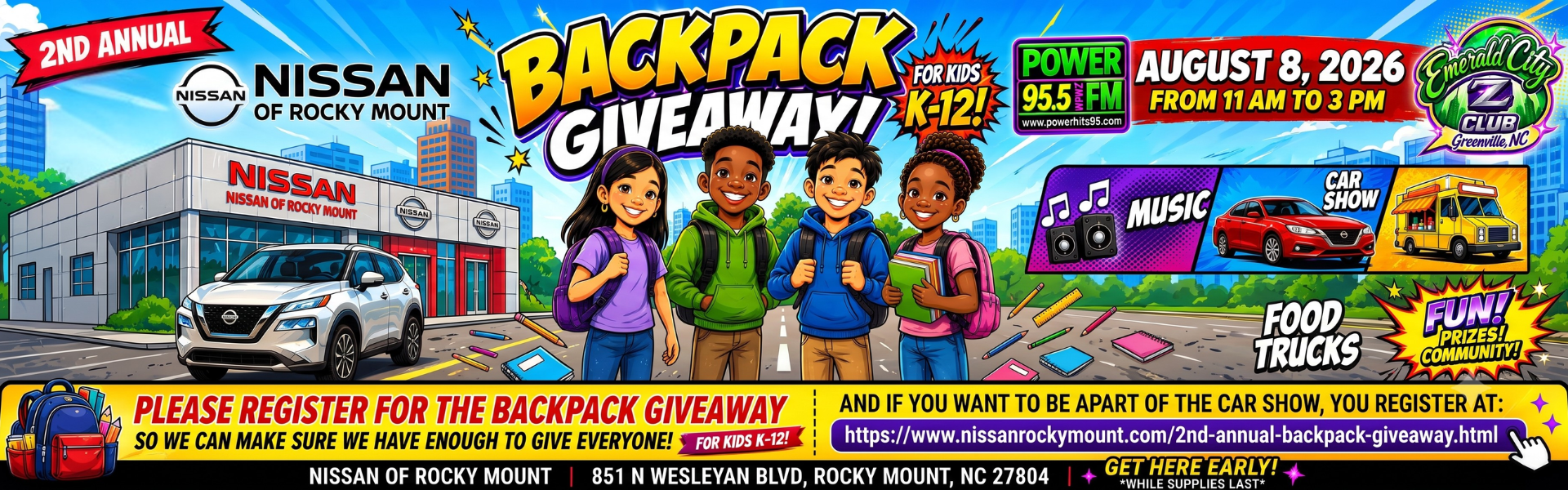 Backpack Giveway !