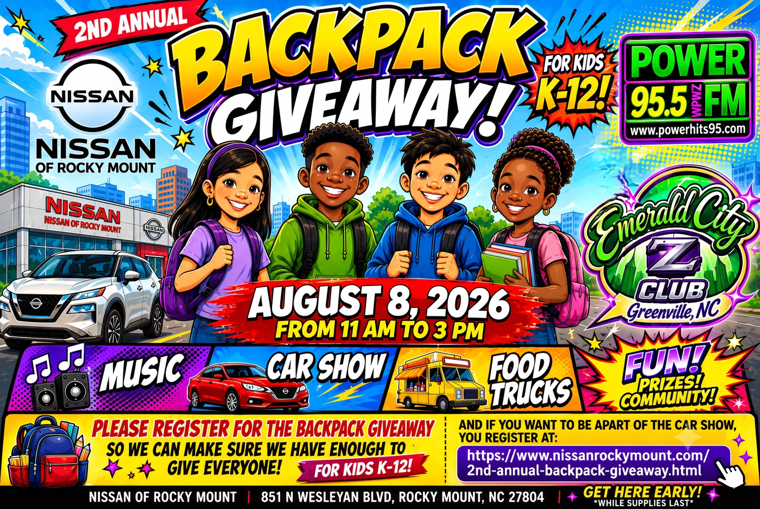 Backpack Giveway !