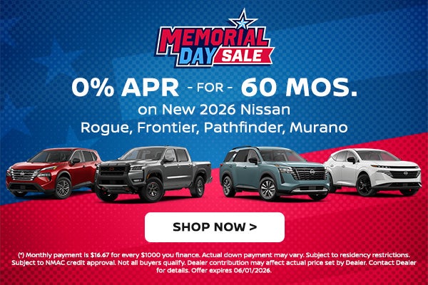 0% for 60 Months!